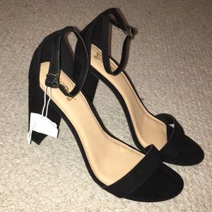 Black Block heels